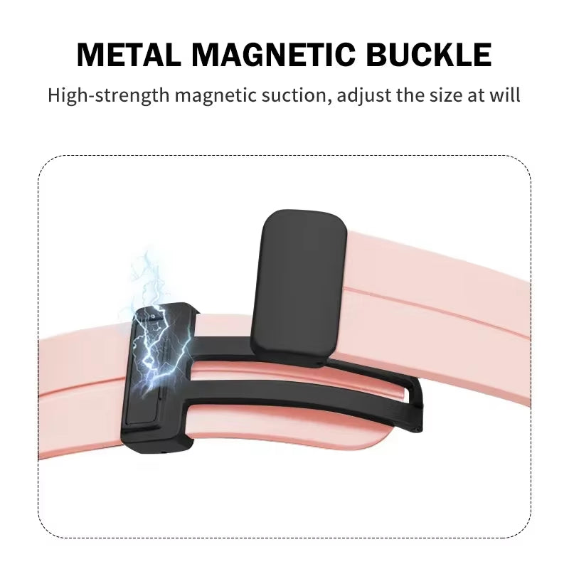 Magnetic Strap for  Watch Ultra Band 49Mm 45 Mm Silicone Bracelet Iwatch Series 7 8 Se 6 5 3 44Mm 45Mm 40Mm 41Mm 42Mm 38Mm