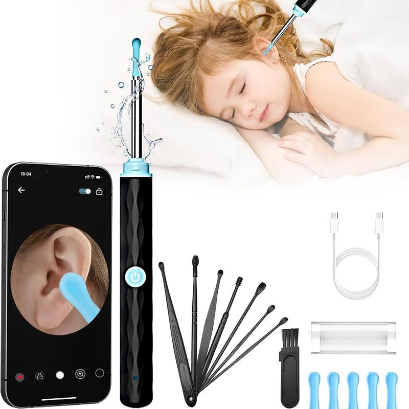 Ear Wax Removal - Earwax Removal Kit with Light - Ear Camera with 6 Ear Spoon - for Ios & Android -Thanksgiving Gift, Christmas Gift, Winter Gift Set, New Year Gift,Gifts for Women,Gifts for Men