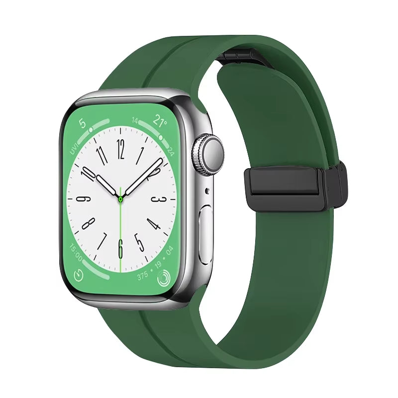 Magnetic Strap for  Watch Ultra Band 49Mm 45 Mm Silicone Bracelet Iwatch Series 7 8 Se 6 5 3 44Mm 45Mm 40Mm 41Mm 42Mm 38Mm