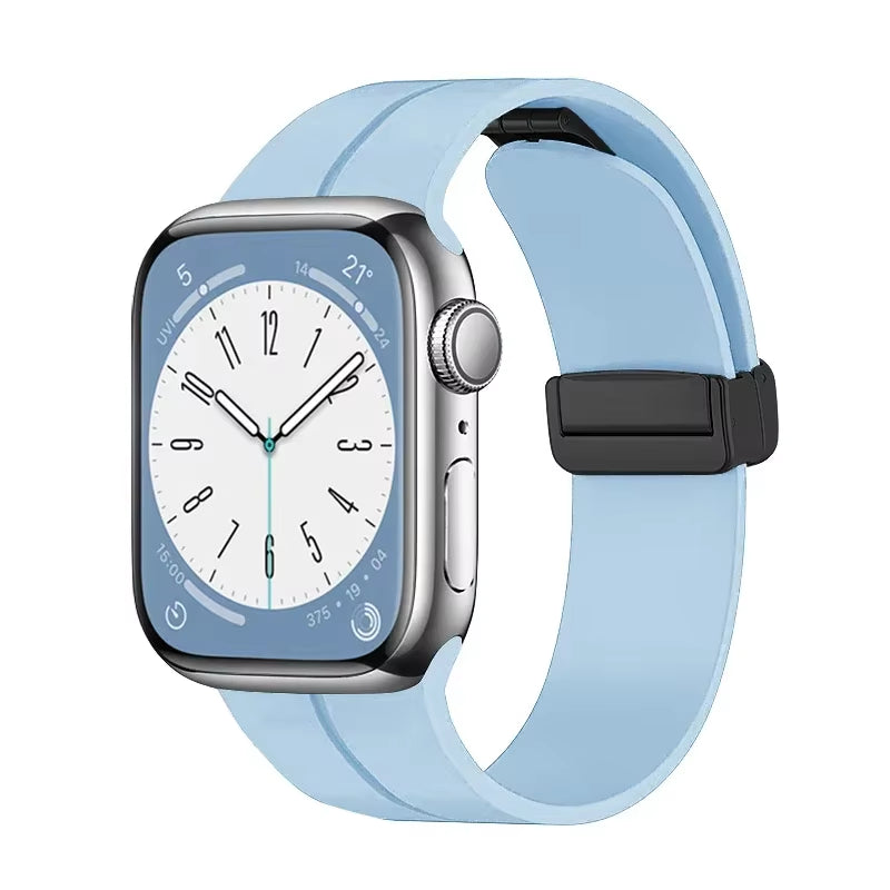 Magnetic Strap for  Watch Ultra Band 49Mm 45 Mm Silicone Bracelet Iwatch Series 7 8 Se 6 5 3 44Mm 45Mm 40Mm 41Mm 42Mm 38Mm